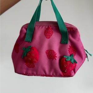 Cat & Jack Pink Strawberry Mini Bag